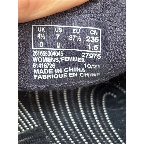 Clarks Cloudsteppers women's breeze shore Canvas Slip-on Mules shoes Lavender 7 - Picture 7 of 9